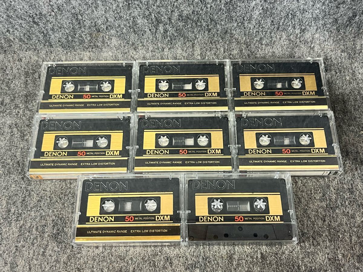 デノン DENON 録音済み メタル カセットテープ まとめセット METAL POSITION 50 DXM メタルテープ オーディオ拍卖