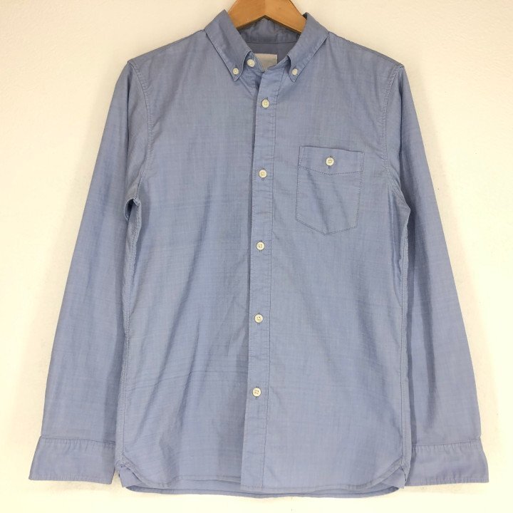 THE NORTH FACE ノースフェイス オックスフォード ボタンダウン 長袖シャツ NR11530 SIZE: M ライトブルー MH632025100302拍卖