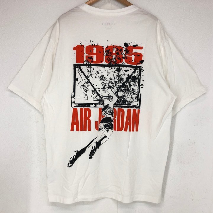 AIR JORDAN エアジョーダン ブルックリン メンズ オーバーサイズド グラフィック Tシャツ SIZE: XL ホワイト MH632025101420拍卖