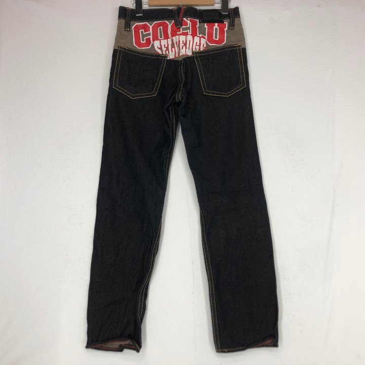 CO&LU COCOLULU ココルル セルビッジ デニムパンツ ケツルル SIZE: 26 インディゴ LH632025121415拍卖