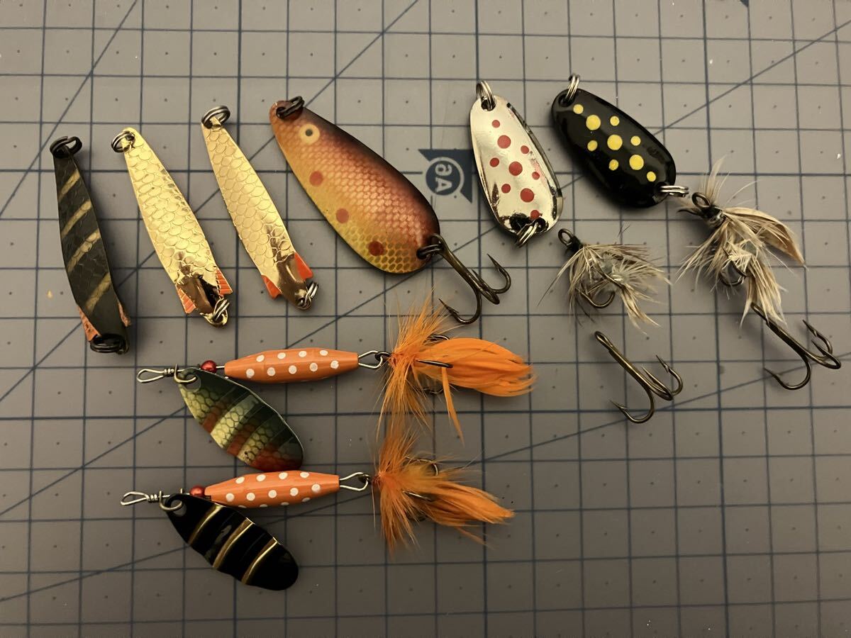 アブ ABU スプーン スピナー セット トビー フラミンゴ リフレックス / オールド トラウト 渓流拍卖