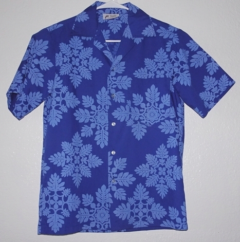 新品●アロハ MALIHINI HAWAII 紺 ●M拍卖