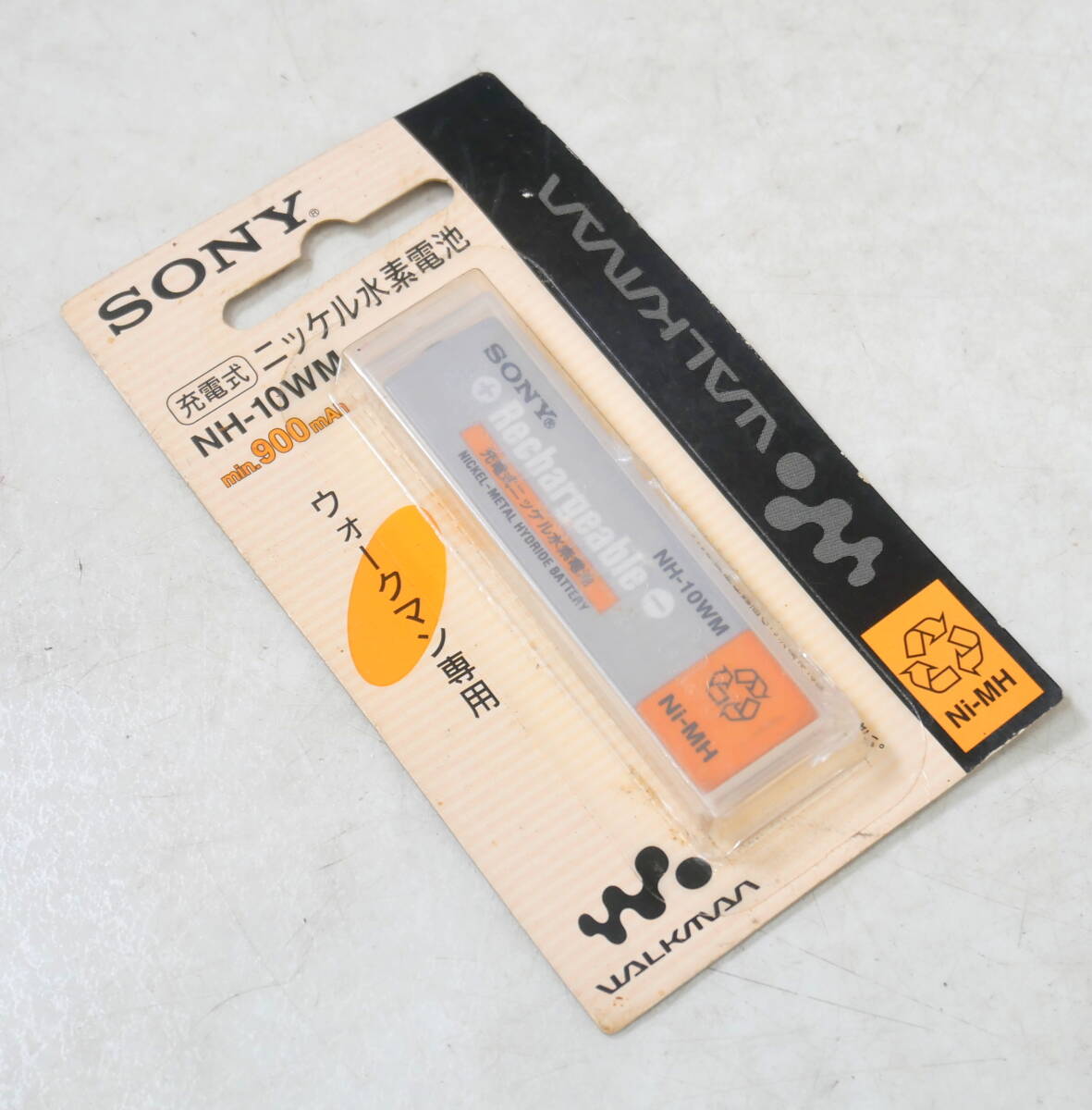 ▼送料210円(R710-F178) 未開封品 SONY ソニー 充電式ニッケル水素電池 NH-10WM 1.2V min.900mAh WALKMAN ウォークマン専用拍卖