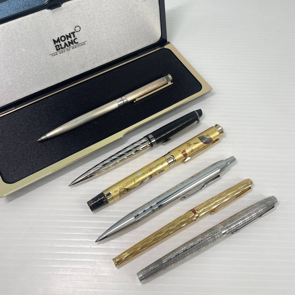 2509XX032【1円~】MONTBLANC モンブラン ボールペン/PARKER パーカー ボールペン 万年筆等 筆記用具まとめ拍卖