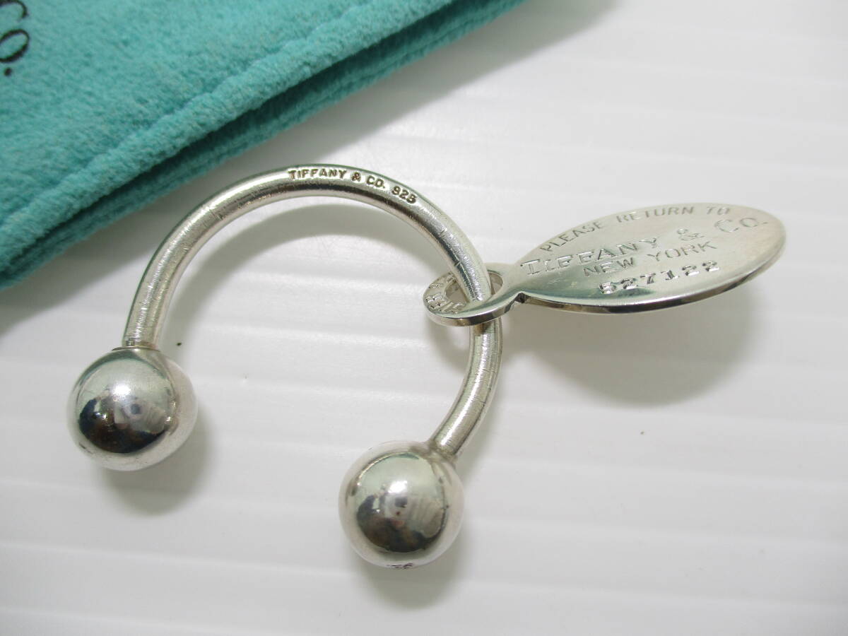 2510M1815 TIFFANY&Co. ティファニー リターントゥ キーリング 重量約9.7g 925刻印有拍卖