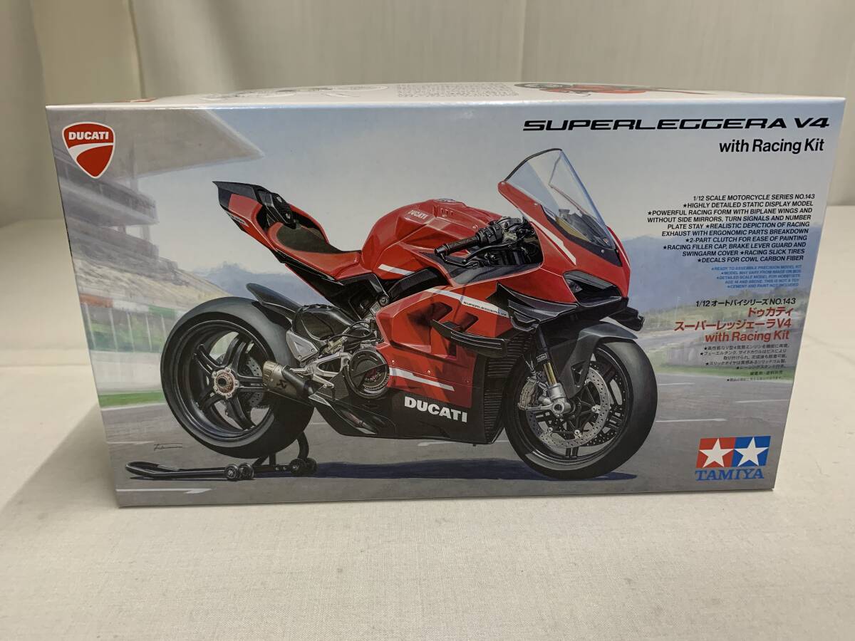 ★☆1:12 ドゥカティ スーパーレッジェーラV4 withレーシングキット 2025 TAMIYA拍卖