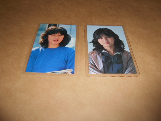 薬師丸ひろ子 ラミネートカード2枚セット拍卖