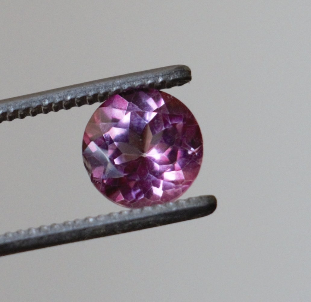 2.6ct 天然石 ピンクトパーズ ラウンド ルース ブラジル産拍卖