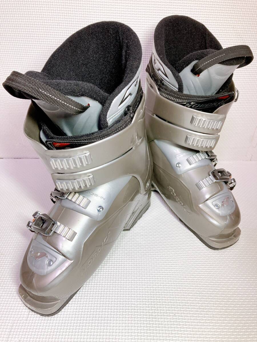 ◆ NORDICA ノルディカ スキーブーツ 26.0cm〜26.5cm 305mm グレー系 灰色 冬拍卖