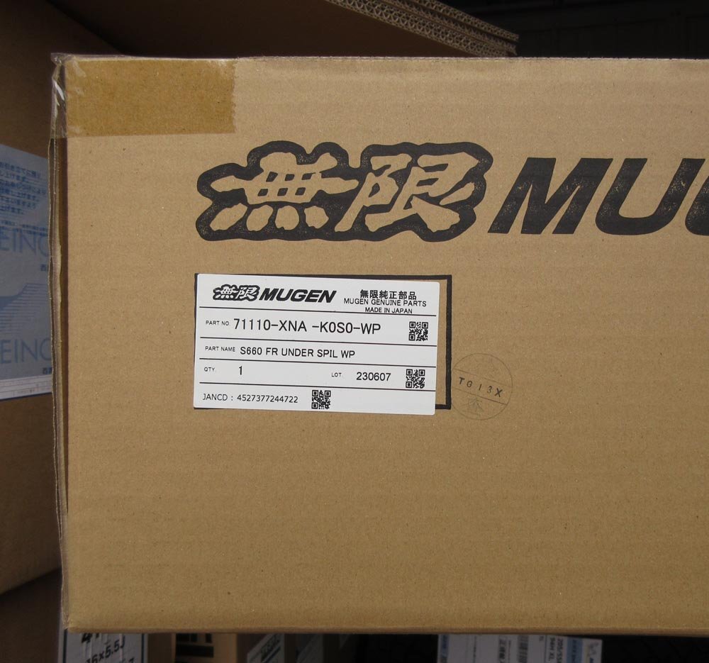 新品処分★ 無限 S660 JW5 フロントアンダースポイラー 白 新品 送料無料(除く、離島)拍卖
