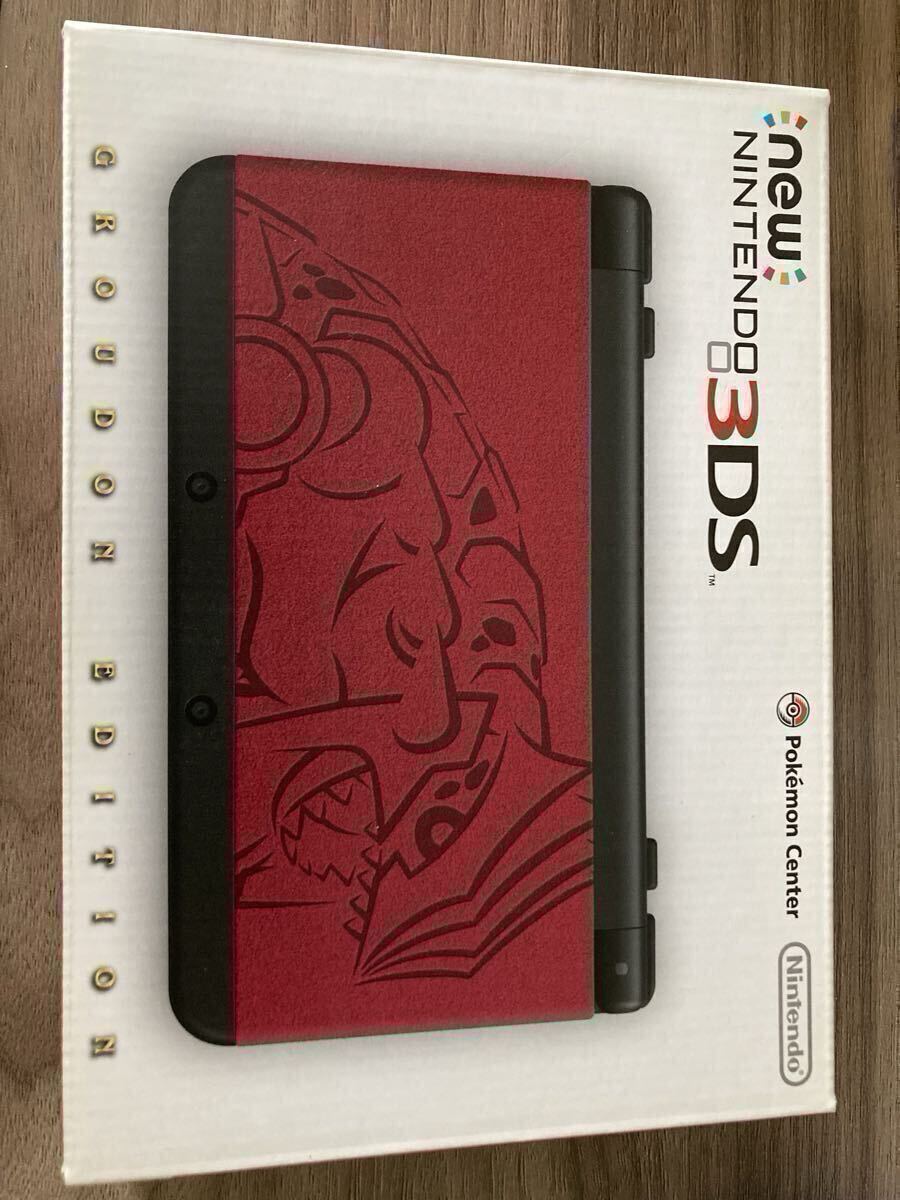 新品未開封 newニンテンドー3DS グラードンエディション ポケモンセンター限定拍卖
