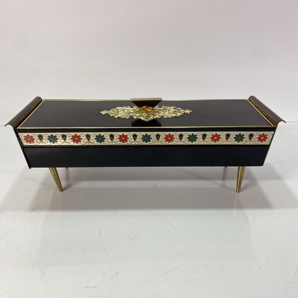 ジュエリーケース アクセサリーボックス ミラー 鏡付き 小物入れ レトロ 古雑貨 収納 インテリア 飾拍卖