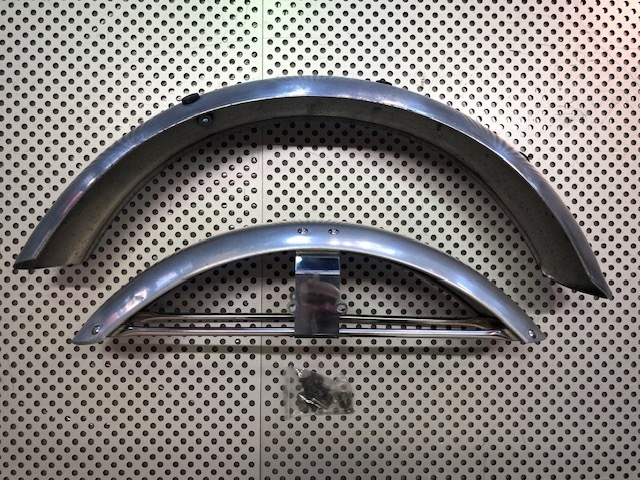 カワサキ 205TR用 社外アルミフェンダー前後拍卖