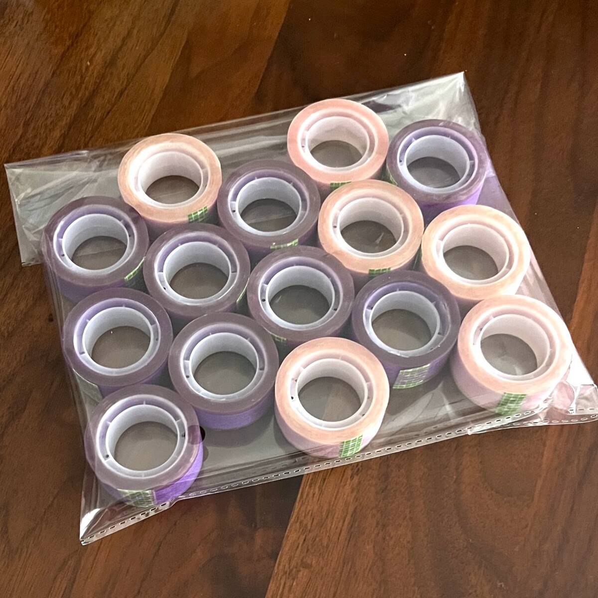 15巻セット ピンク パープル レース セロテープ ラッピング拍卖