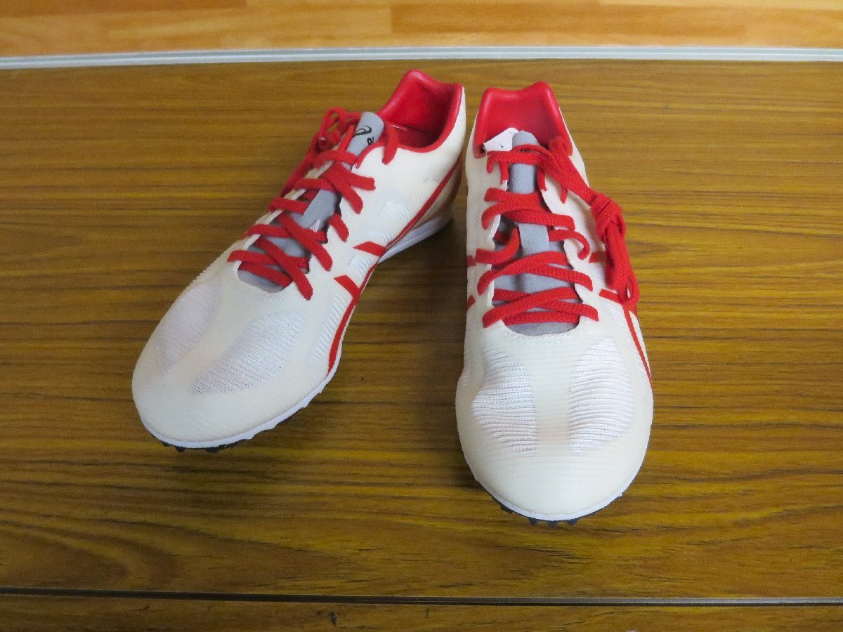 【未使用】アシックス 陸上スパイク HEAT CHASER 品番:TTP514(0123) 24.5㎝拍卖