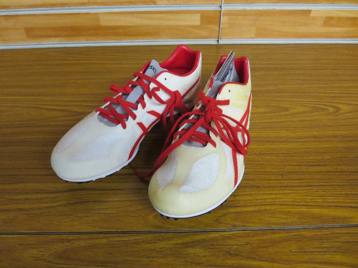 【未使用】アシックス 陸上スパイク HEAT CHASER 品番:TTP514(0123) 26.5㎝拍卖