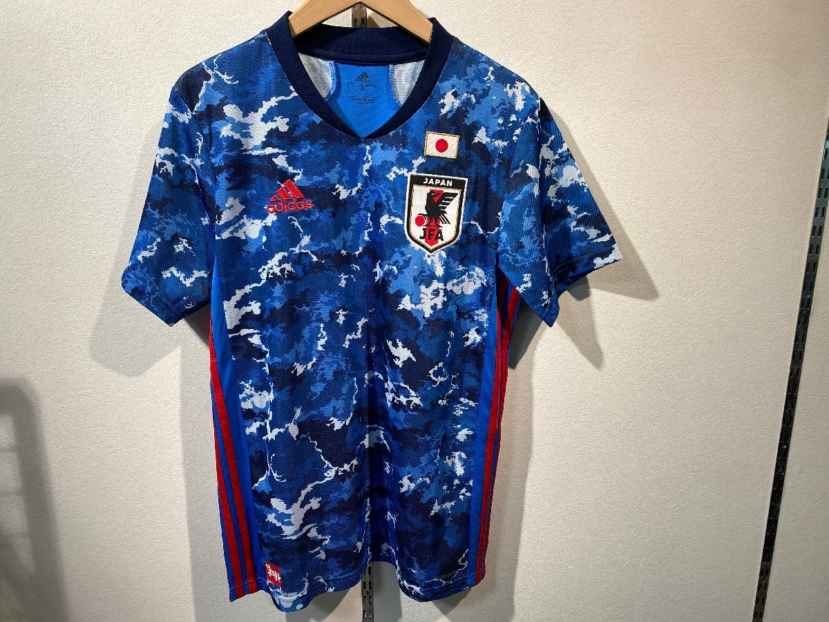 【未使用】アディダス サッカー日本代表 2020 ホーム レプリカ ユニフォーム半袖 マーク無し ED7350 GEM11 Sサイズ拍卖