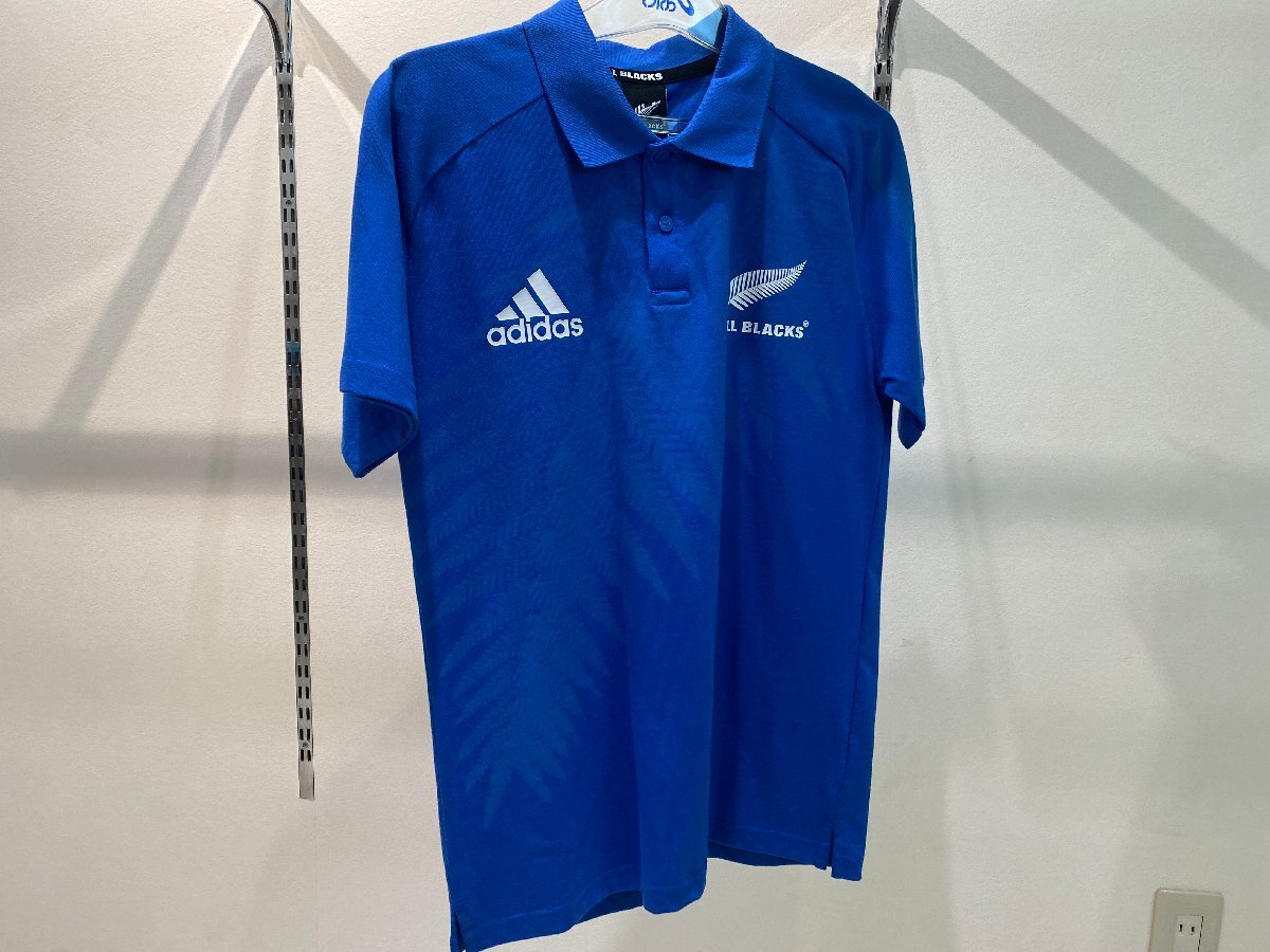 【未使用】アディダス オールブラックス RWC アンセムポロシャツ FXK26 半袖 EA1629 Sサイズ ラグビー拍卖