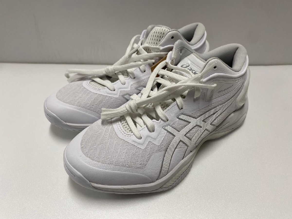 【未使用・箱なし】アシックス  ゲルバースト27 ワイド 1063A065-100 24.5cm バスケットボールシューズ拍卖