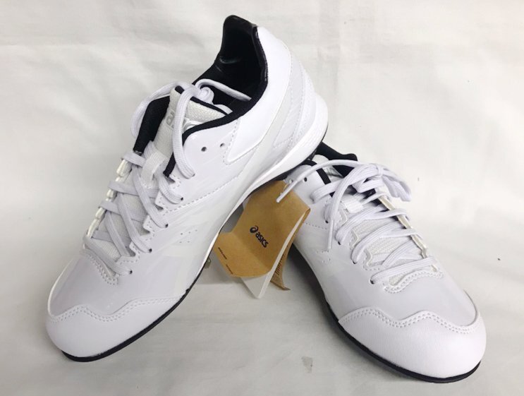 【未使用】アシックス NEOREVIVE 4 ネオリバイブ (1123A032-110) 23.0cm 野球スパイクシューズ拍卖