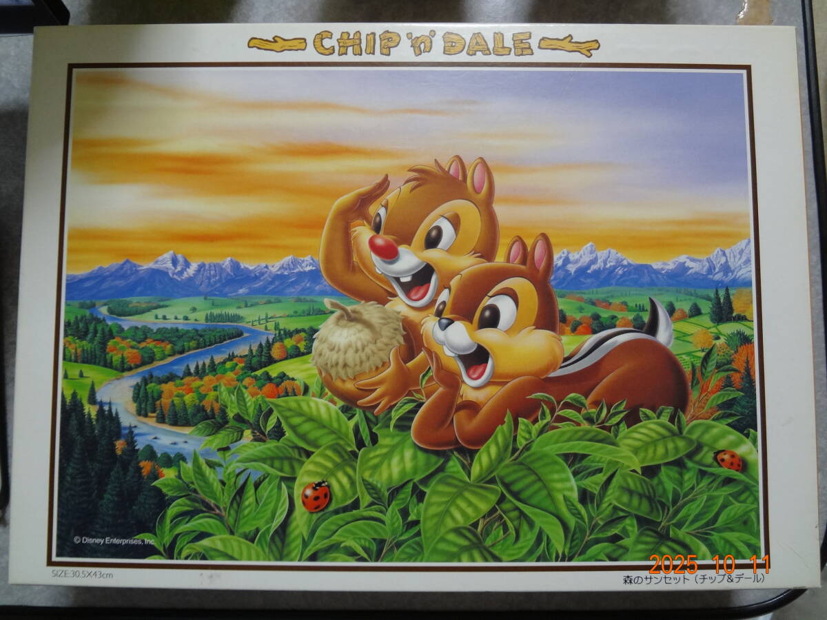 300P テンヨー ジグソーパズル ディズニー チップとデール 森のサンセット拍卖