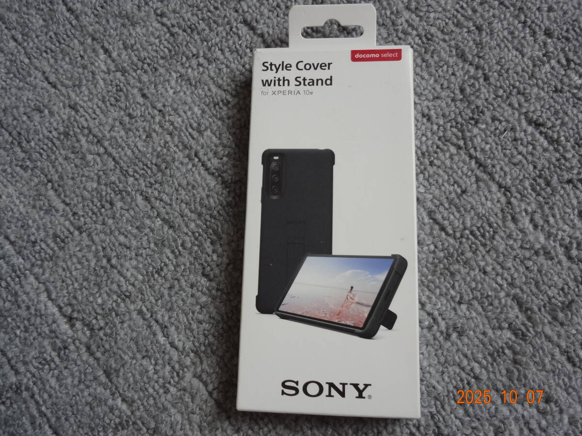 ※難あり ソニー エクスペリア用 カバー SONY Style Cover with Stand for Xperia 10 IV ブラック XQZ-CBCC 拍卖