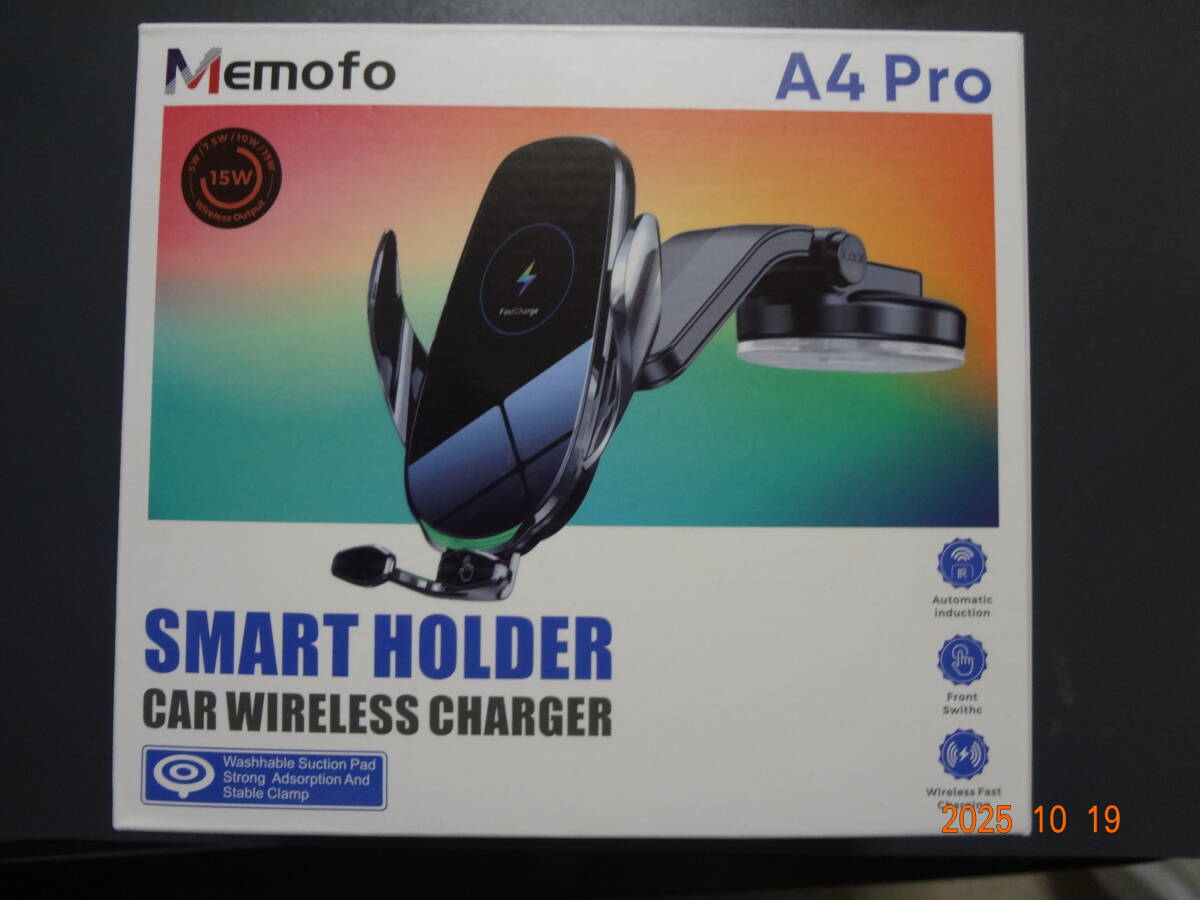 Memofo ワイヤレス充電スタンド 車載スマホホルダー A4Pro 未使用拍卖