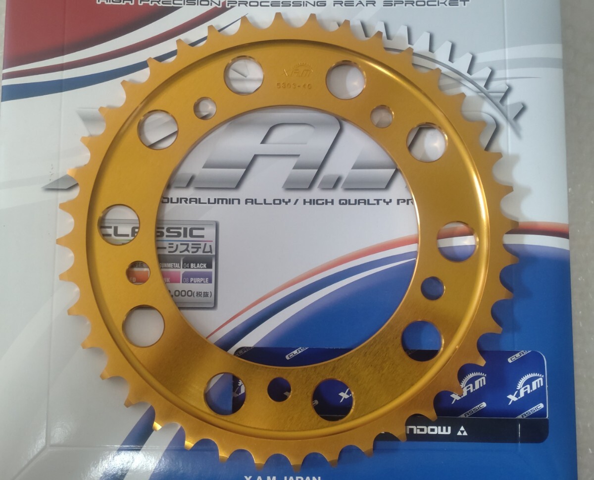 ★GSX-R600,GSX-R750 /TL1000R,GSX-R1000 525コンバート用 XAM A5303-40T 未使用★拍卖