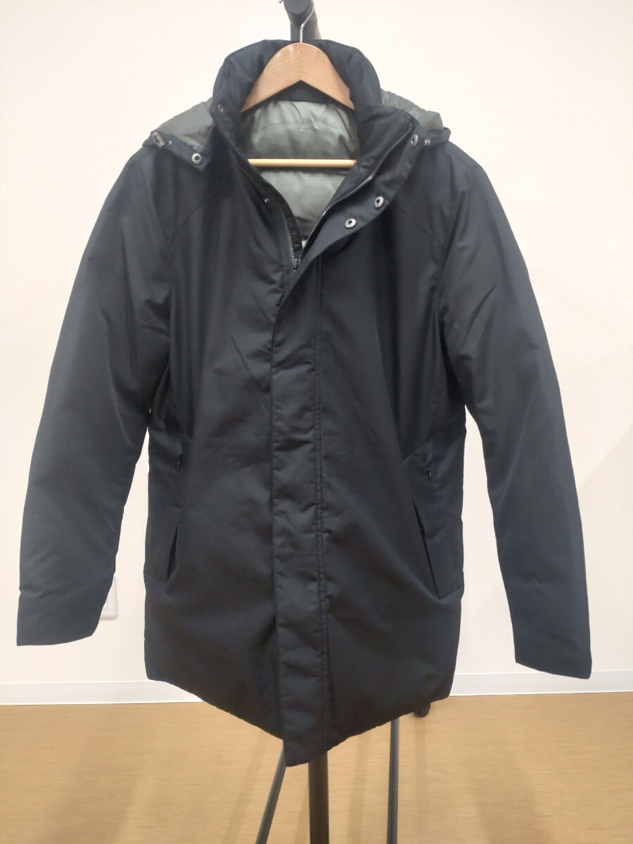 ★着用1回!! TAKA-Q ドビーメモリーダウンコート L ブラック★拍卖
