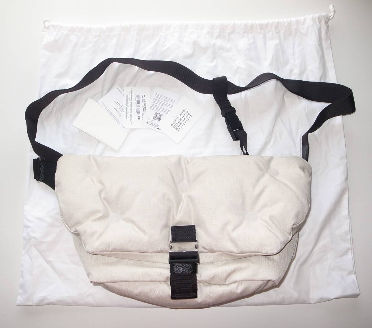 maison margiela マルジェラ glam slam sport cycle messenger メッセンジャーバッグ グレージュ拍卖