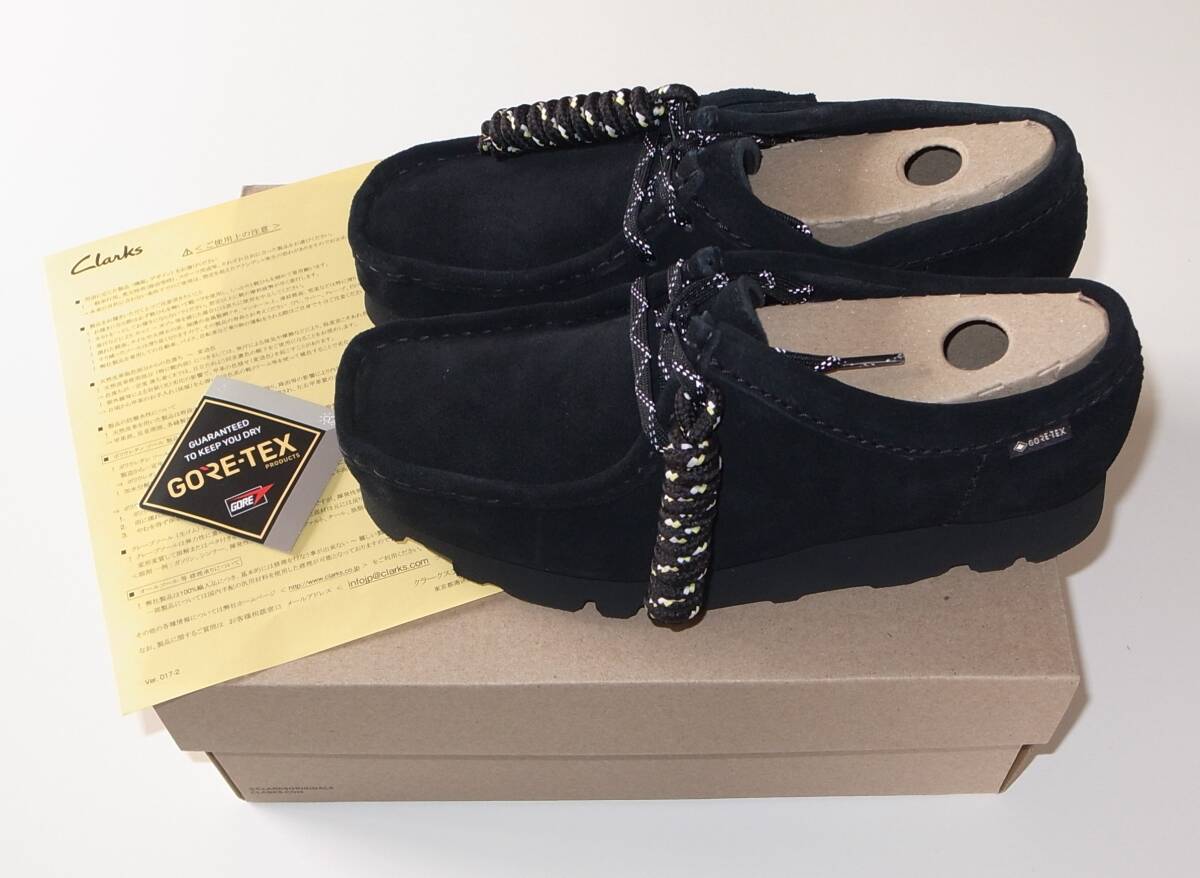 Clarks Originals レディース WALLABEE GTX black UK5 24cm ワラビー ゴアテックス クラークス ウィメンズ拍卖