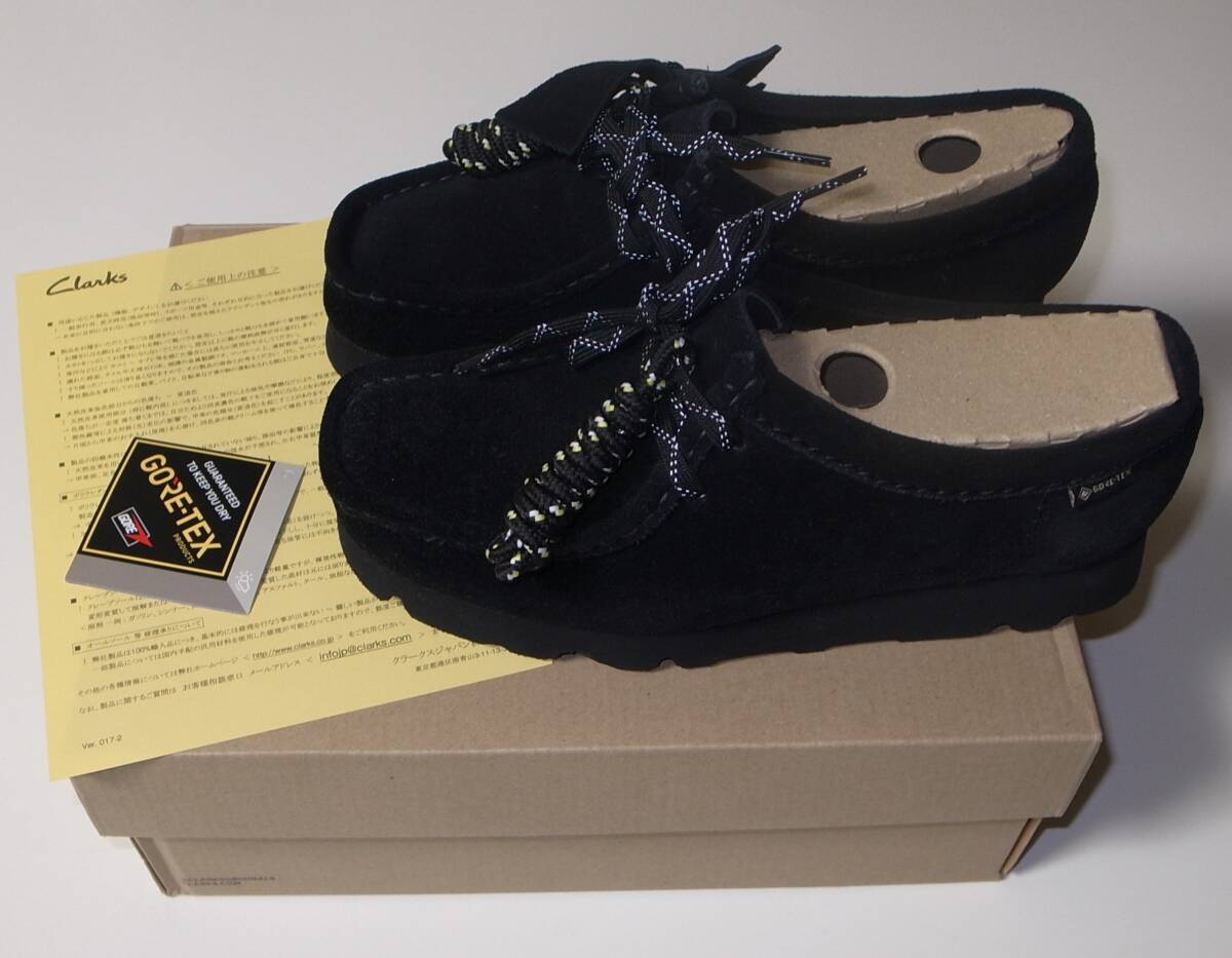 Clarks Originals レディース WALLABEE GTX black UK4.5 23.5cm ワラビー ゴアテックス クラークス ウィメンズ拍卖