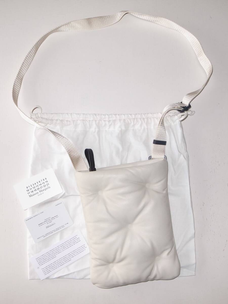 maison margiela マルジェラ glam slam クロスボディバッグ サコッシュ ショルダーバッグ white拍卖