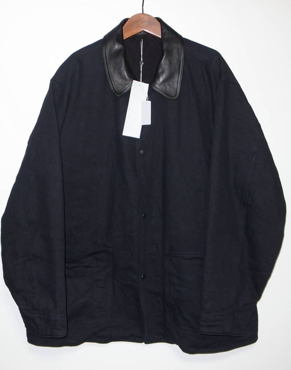 comoli デニム/レザー ワークジャケット size3 25AW拍卖