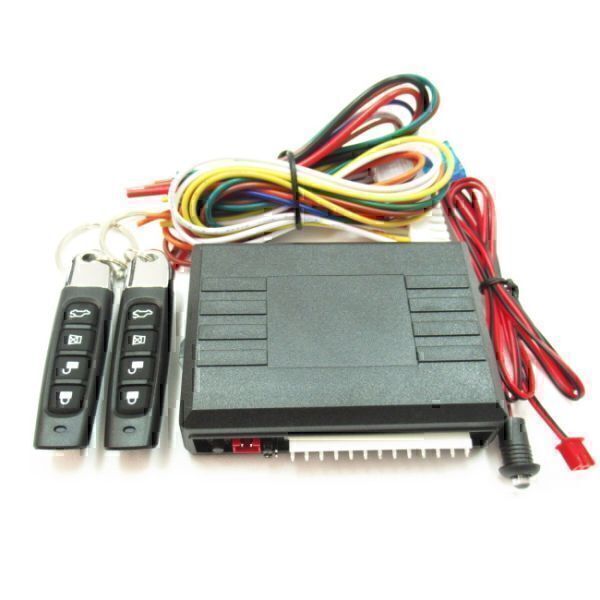 キーレスエントリーキット 12V 汎用 アンサーバック機能付 社外キーレス ダミーセキュリティ付 日本語配線図付拍卖