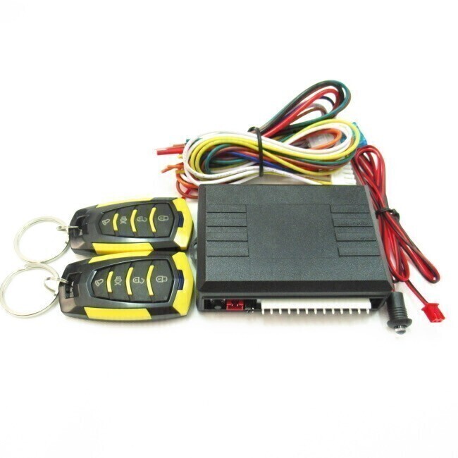 キーレスエントリー 12V 汎用 アンサーバック機能付 社外キーレス ダミーセキュリティ付 日本語配線図付拍卖