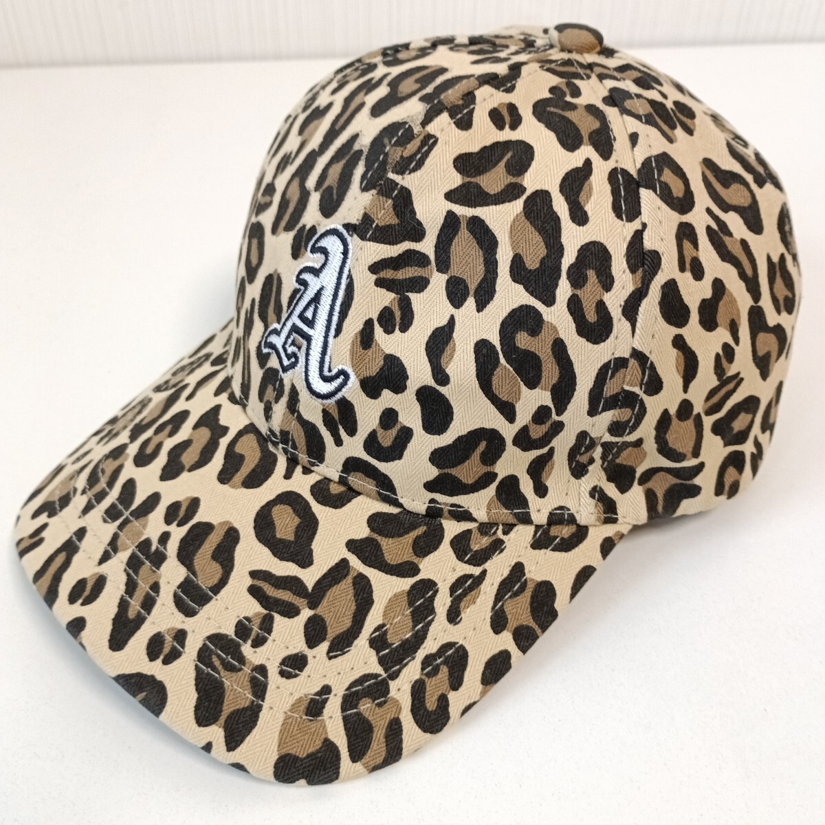 新品 A ヒョウ柄 レオパード 野球帽 帽子 キャップ ベージュ コットンキャップ ユニセックス メンズ レディース アメカジ ストリート拍卖