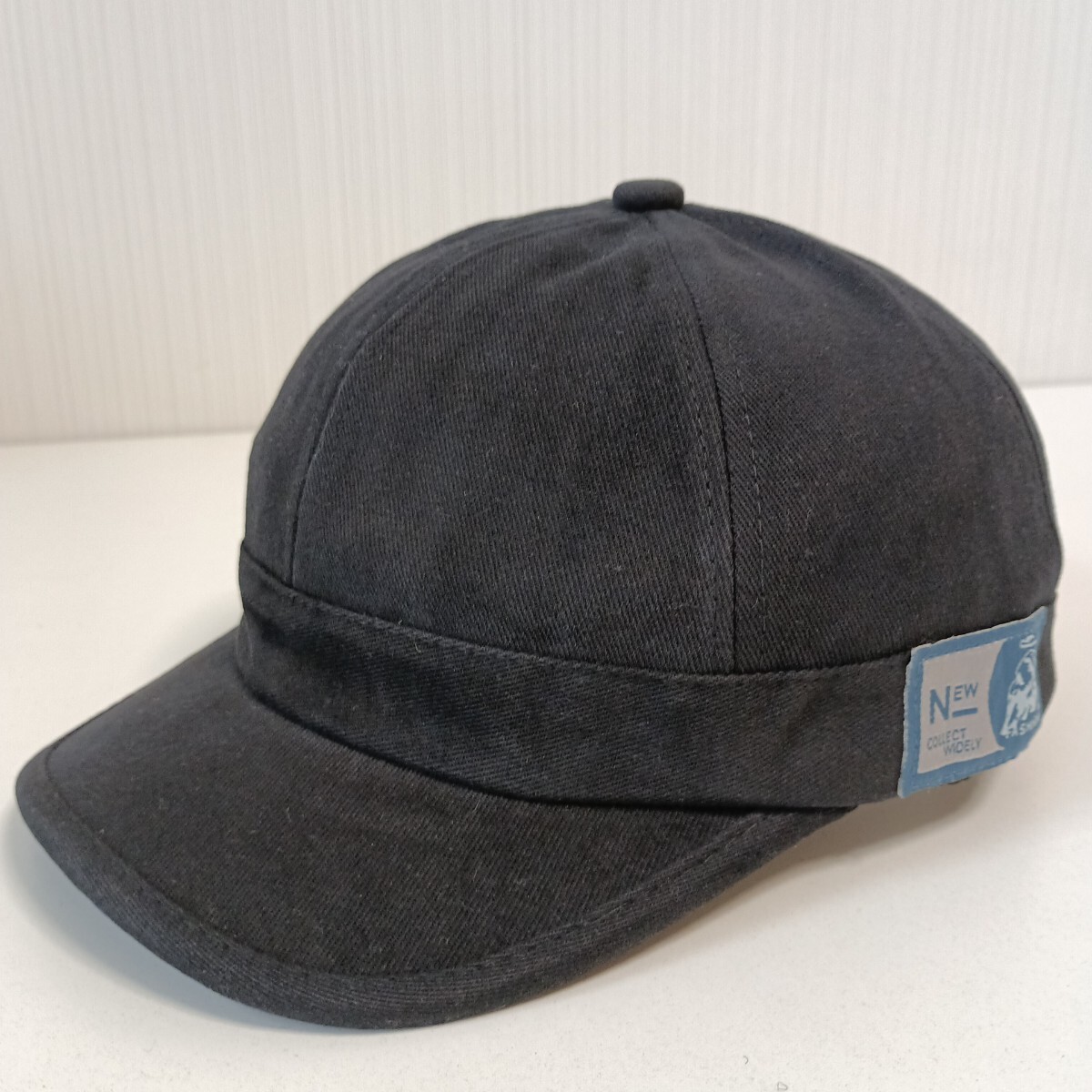 新品 ツバ短 ショートプリム アンパイヤキャップ コットン 野球帽 帽子 ブラック ユニセックス メンズ レディース アメカジ ストリート拍卖