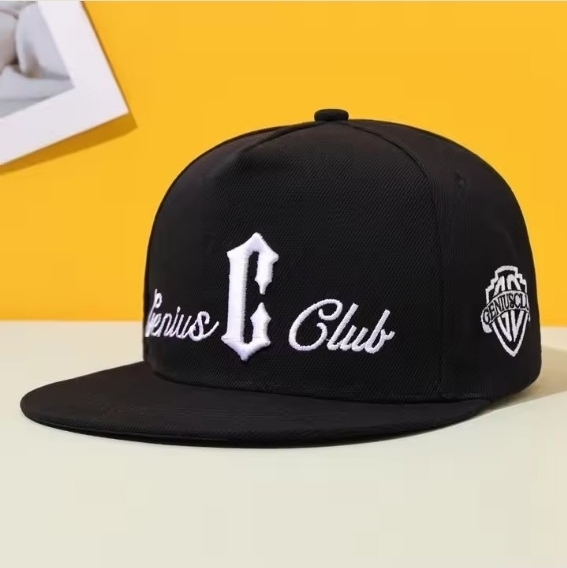 新品 C 野球帽 帽子 キャップ ブラック ユニセックス メンズ レディース アメカジ ストリート フラットキャップ拍卖