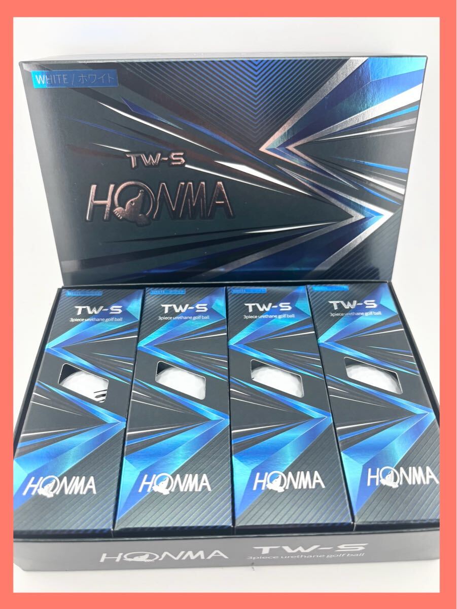 HONMA ホンマ TW-S ホワイト 1ダース(12球)拍卖