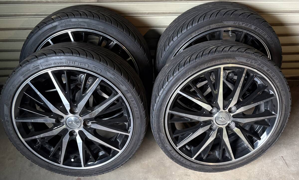 アルセス アネーロコラソンシャルマンACCESS ANHELO CORAZON 軽アルミホイール+タイヤセット 165/45R16 16×5J INSET45  売り切り拍卖