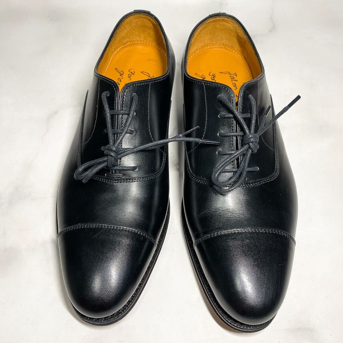 【早い者勝ち】【スピード発送】Jalan Sriwijaya ジャラン スリウァヤ ストレートチップ Goodyear Welt グッドイヤーウェルト ブラック拍卖