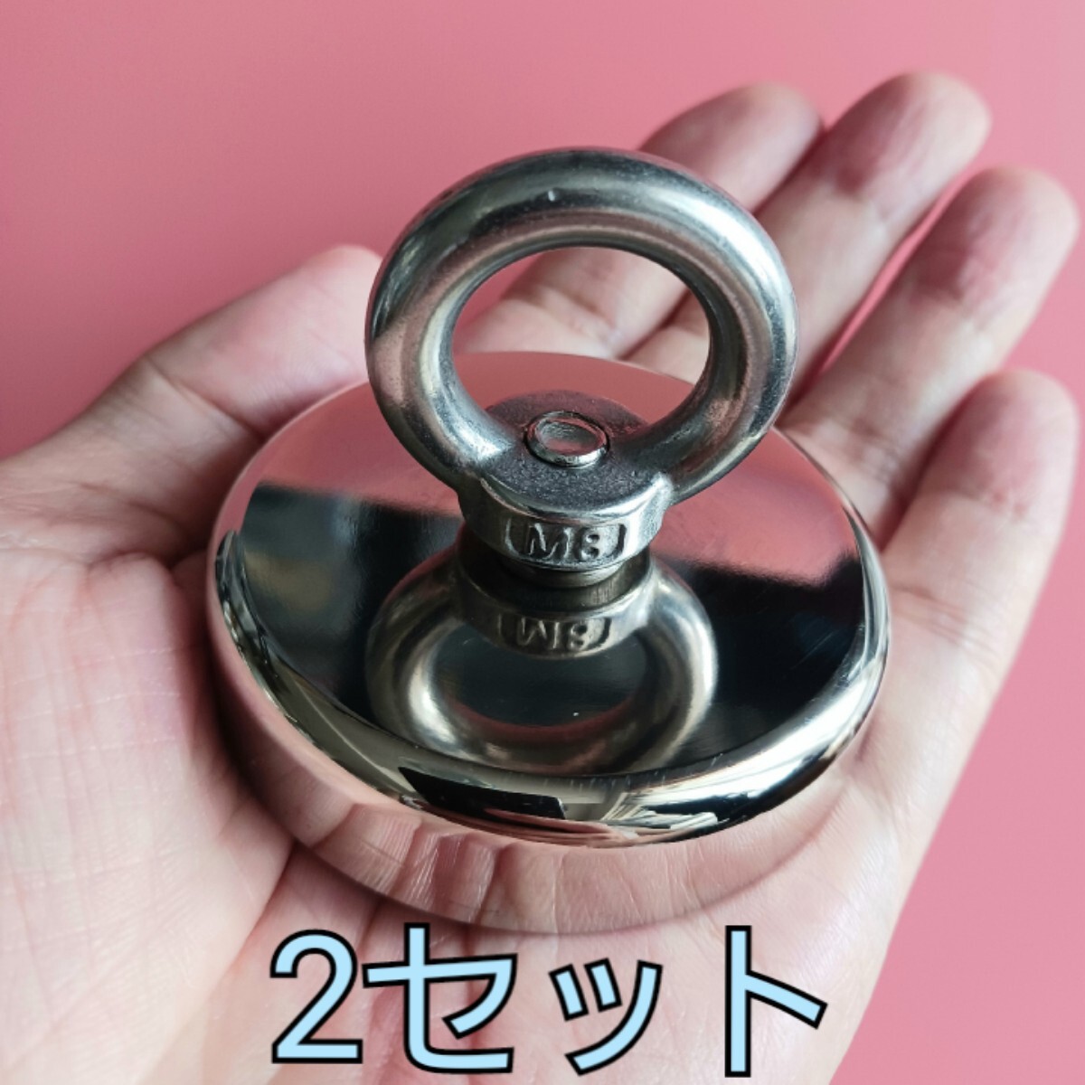 超強力 大型 直径60mm ネオジム磁石2個 ネオジウムmagnet拍卖