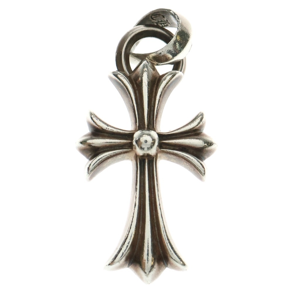 CHROME HEARTS クロムハーツ CH CRS SML W/BALE Wベイル スモールCHクロス ペンダントトップ シルバー BCA218拍卖