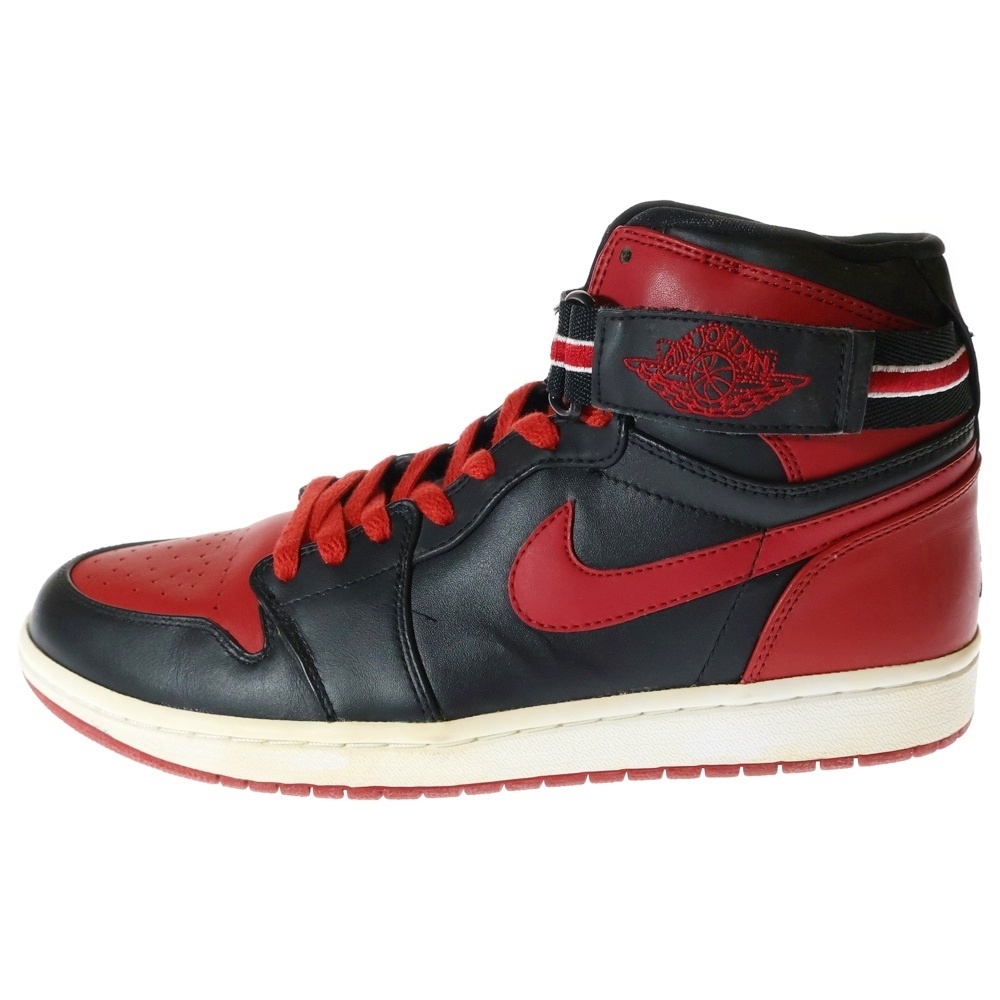 ナイキ 【観賞用2008年製】 AIR JORDAN 1 RETRO エアジョーダン 1 レトロ ストラップ ハイカットスニーカー US10.5/28.5cm 342132-061拍卖