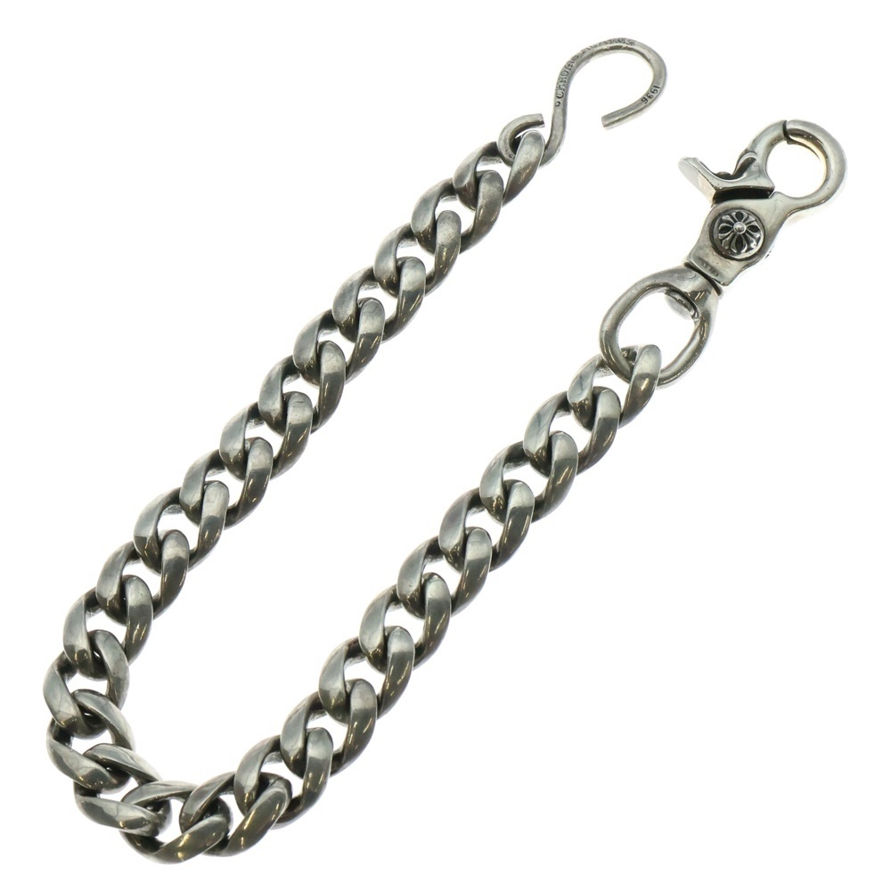 CHROME HEARTS クロムハーツ CLASSIC SHORT-S/ 1クリップショートクラシック ウォレットチェーン シルバー BCA067拍卖