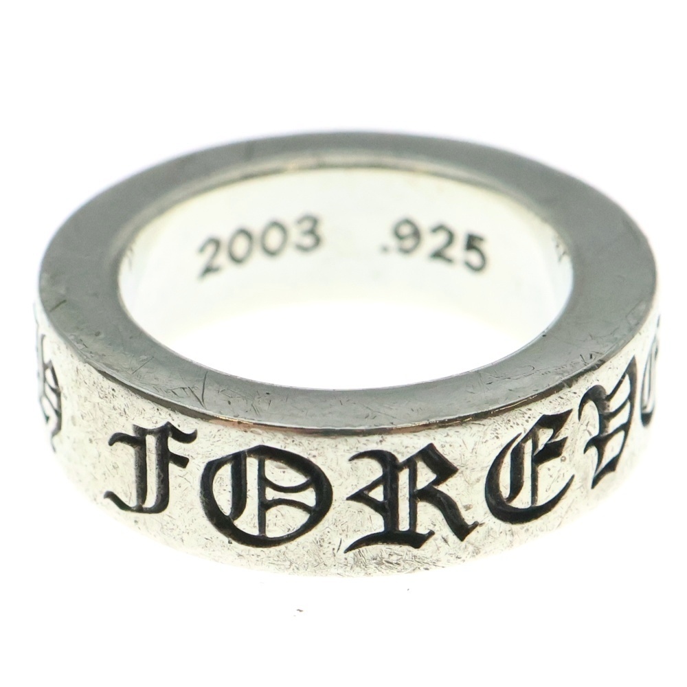 CHROME HEARTS クロムハーツ 6mm SPACER FOREVER 6mmスペーサーリング フォーエバーシルバー BCA337拍卖
