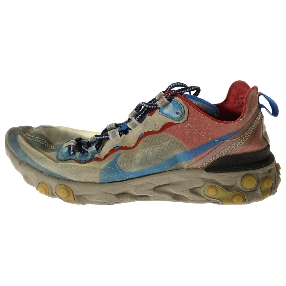 NIKE ナイキ ×UNDERCOVER REACT ELEMENT 87 アンダーカバー リアクトエレメント ローカットスニーカー マルチ US8/26cm BQ2718-200拍卖