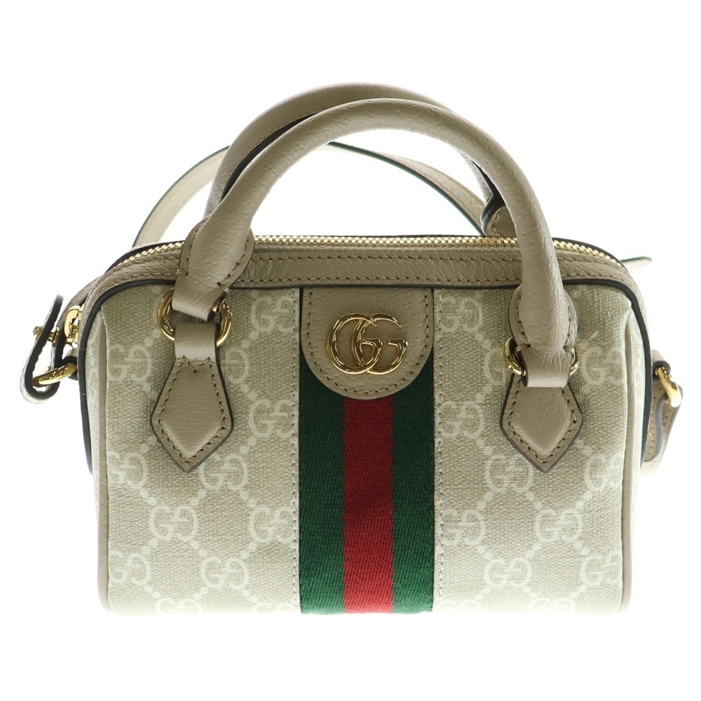 GUCCI グッチ Ophidia GG Supreme Shoulder Bag オフィディア GGスプリーム レザーショルダーバッグ ハンドバッグ ベージュ 781490 525040拍卖