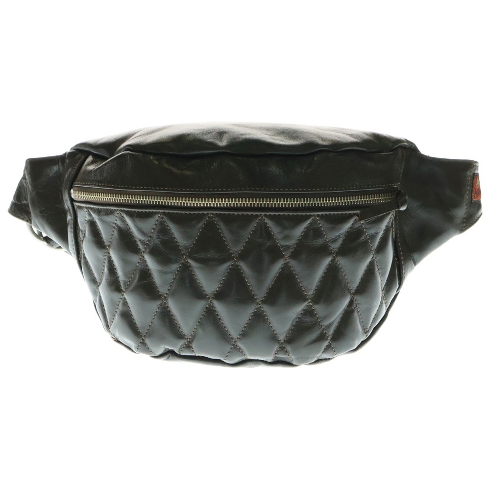 TOYS McCOY トイズマッコイ ホースレザー キルティングボディバッグ ショルダーバッグ ブラウン拍卖